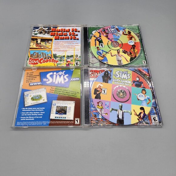 The Sims Livin' Large & House Party Expansion Pack PC Discs Complete EA Games - Picture 3 of 5